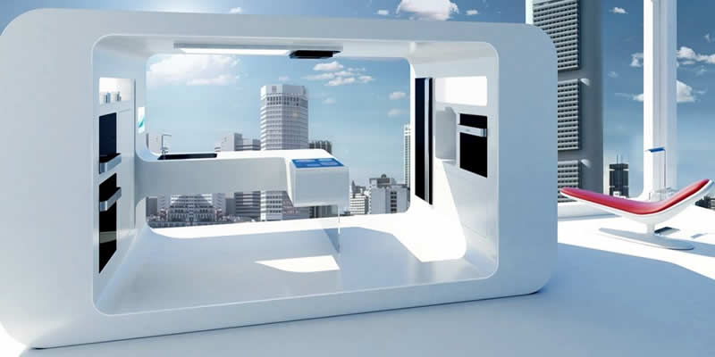 Diseñar nuestra cocina futurista