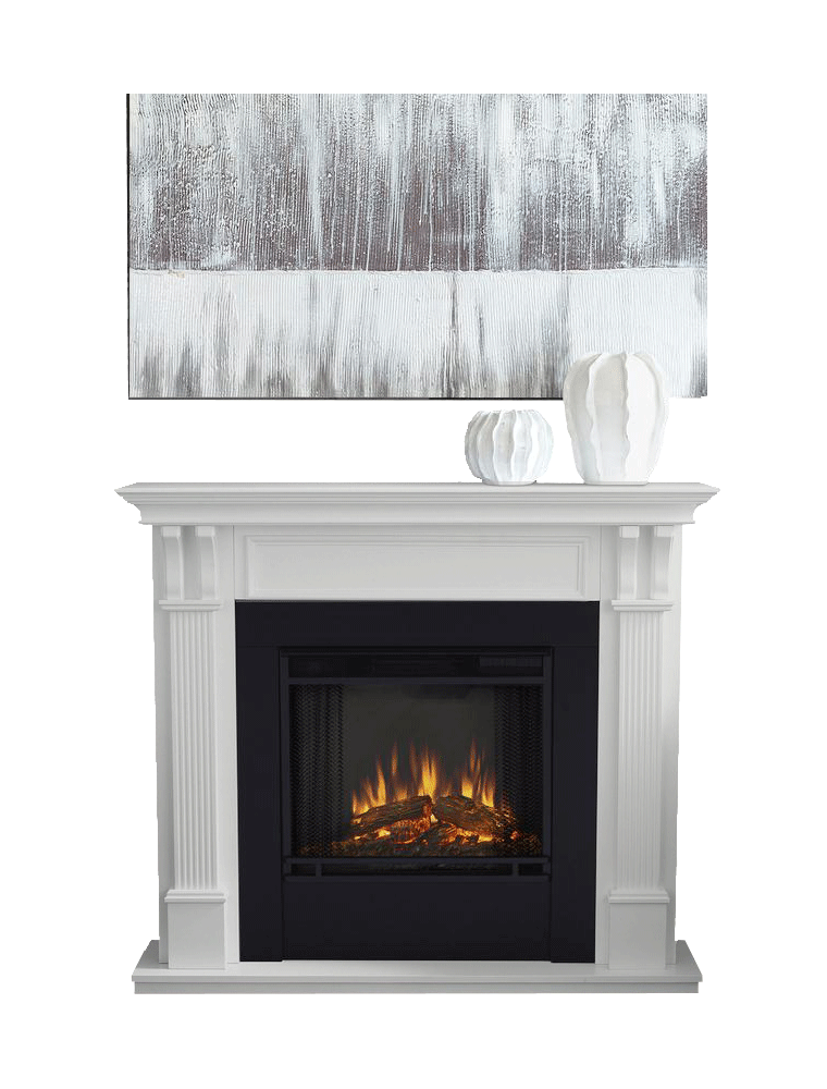 Chimenea Clásica modelo Hades Mármol Crema marfil de estilo colonial