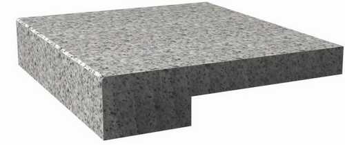 <br><strong>Cuadrado doble</strong><br>Es la versión mas económica en canto regruesados.<br>Si queremos encimeras mas gruesas con cantos rectos.<br>4cm de grosor