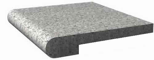 <br><strong>Redondo doble</strong><br>Canto redondo doble. Es uno de los cantos mas caros y de gran vistosidad, ideal para cocinas rusticas.<br>4cm de grosor